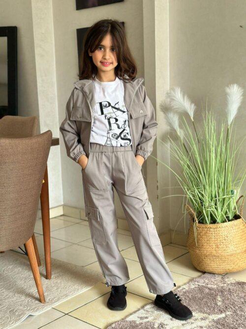 Survêtement Cargo Enfant – Confort & Style | Tailles 4-14 Ans