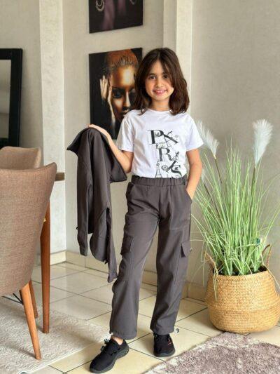 Survêtement Cargo Enfant – Confort & Style | Tailles 4-14 Ans