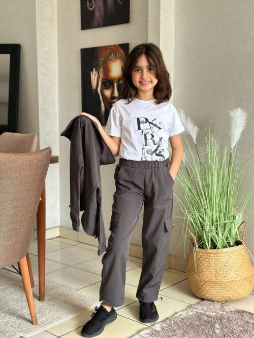 Survêtement Cargo Enfant – Confort & Style | Tailles 4-14 Ans