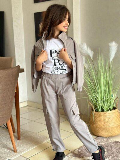 Survêtement Cargo Enfant – Confort & Style | Tailles 4-14 Ans